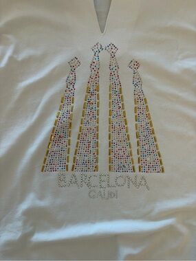 Barcelona Gaudi White Tee
